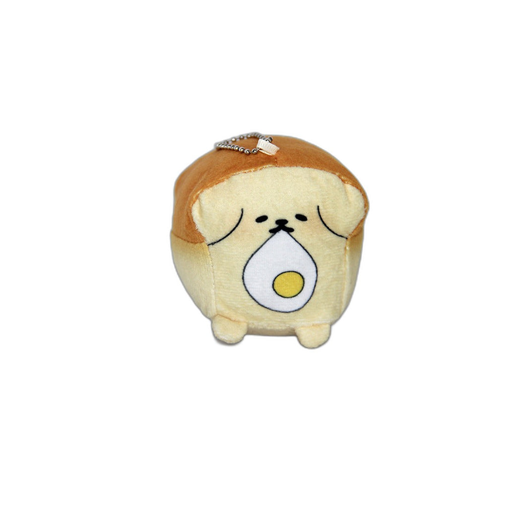 Plush Bread Dog Keychain Pendant for Students and Couples | Accessory - Large (Amazon swatch)