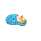 Sleepy Cat Plush Keychain Bag Pendant - Creative Design | Accessory - blue / 5cmx8cm (Amazon swatch)