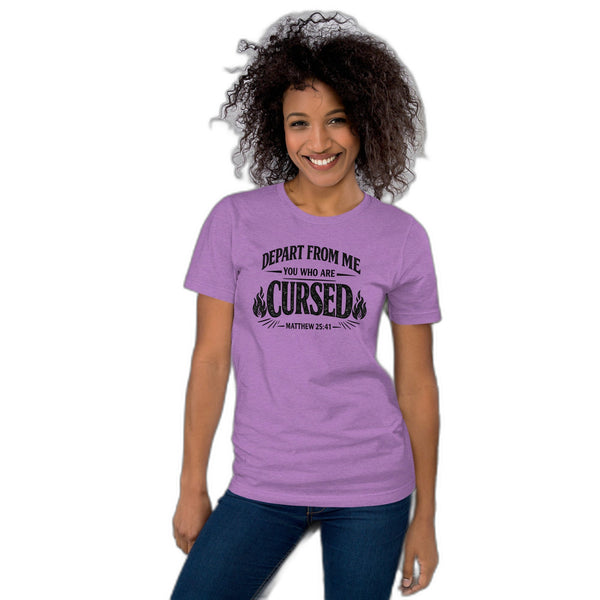 Depart From Me Christian T-Shirt - Matthew 25:41