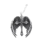 Vintage Angel Wings Cross Necklace